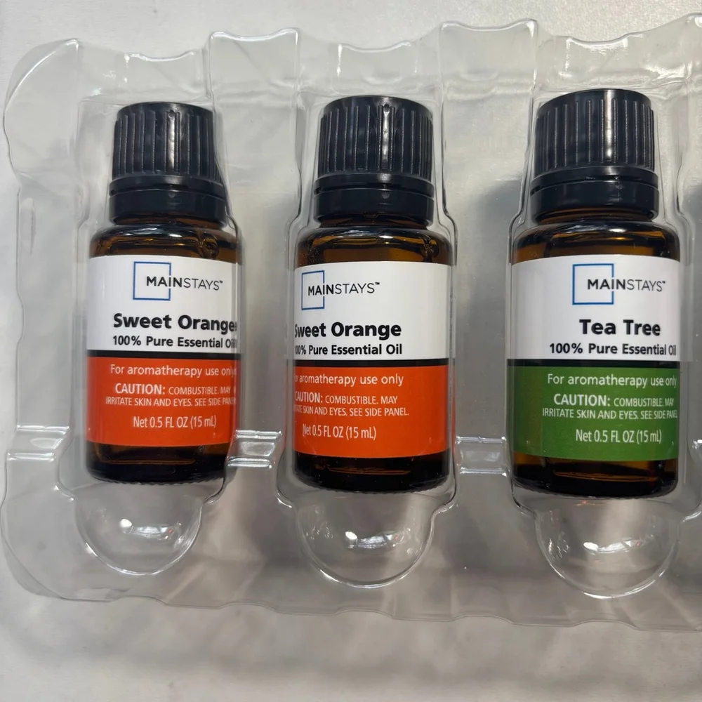 Set of 6 Bottles 100% Pure Essential Oils